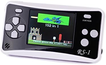 Kids' Classic Retro Handheld Game Console,QINGSHE Portable Video Game Player 2.5'' LCD 8 Bit 152 in 1 Games ,Arcade Style Old School Gaming System,Best Electronics Toys for Kids as Birthday Gift-Black