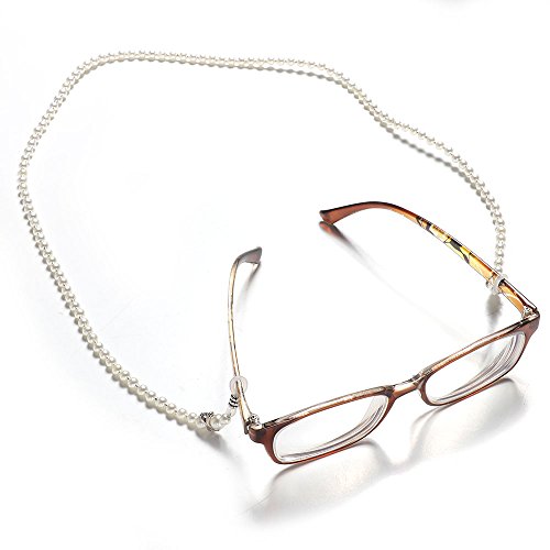 Pearl Acrylic Reading Glasses Strap Eyewear Strap Sunglasses Holder