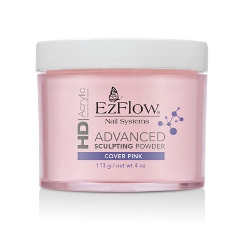 EZ Flow High Definition Powder False Nails, Cover Pink, 4 Ounce