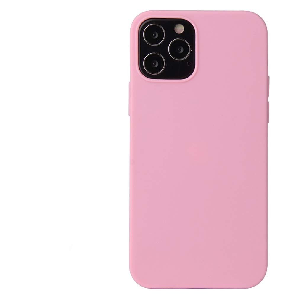 Lobwerk Case for Apple iPhone 12 Pro Max 6.7 2020 6.7 Inch Ultra Thin Case Cover Made of TPU Shockproof Extra Slim Lightweight Pink