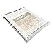 POLYTE Professional Microfiber Wine Glass Fine Polishing Cloth (18x28, 2 Pack, White/Black)