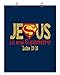 Superhero Christian Nursery Unframed Print - Jesus is My Superhero Luke 19:10