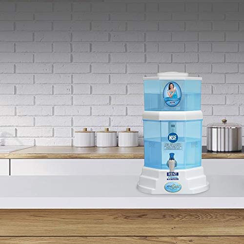 KENT Gold Gravity Water Purifier (11014) | UF Technology Based | Non-Electric & Chemical Free | Counter Top | 20L Storage | White 5 KENT Gold Gravity Water Purifier (11014) | UF Technology Based | Non-Electric & Chemical Free | Counter Top | 20L Storage | White - Image 5