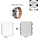 Apple Watch Series 2 Case , Sfmn 2Pack iwatch 2 42mm Case Ultra Slim Cystal Clear Full Coverage All-around PC Hard Cover Case for Apple Watch Series 2 42MM (Clear+Gray)( 2Pack-42MM)