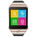 CNPGD All-in-1 Watch Cell Phone & Smart Watch Sync to Android iOS Smart Phone (Gold)