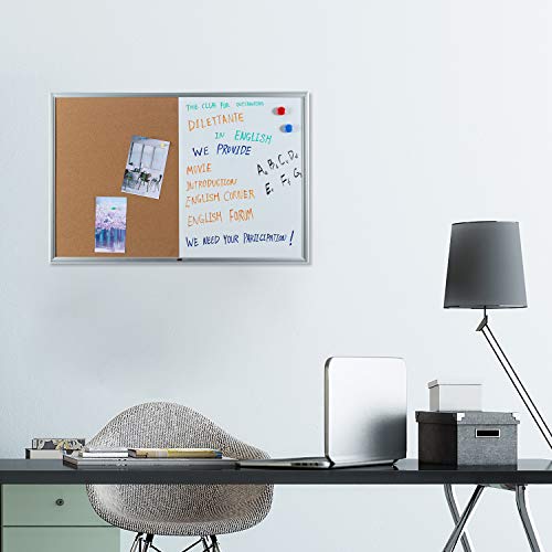 4 Magnetic+Erase+Bulletin+Board+Combination