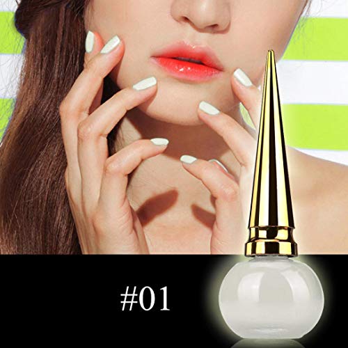 Glow In Dark 14ML Nail Art Polish Varnish Candy Colors Neon Luminous by Sdoo (A)