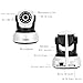 Yafeite IP Camera WIFI Camera 720P HD Used for baby/child/pet/nanny monitor Pan/Tilt Two-Way Audio and Night Vision 380° Black & White