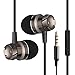 MChoice in-Ear Supper Bass Metal Earbuds Earphone Headphone Microphone 3.5mm (Black)