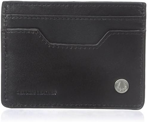 Fred Perry Men's Brougue Detail Card Holder, Black, One Size