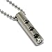 Lauren Annabelle Studio Pet Cremation Jewelry for Ashes Necklaces 3 Paws Cylinder Stainless Steel Pendant Men Dad Mom Women Dog