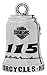 Harley-Davidson Sculpted 115th Anniversary Ride Bell, Silver Finish HDAN-Z04