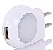 Omeet Portable Plug-in 0.7W Travel LED Night Light - 2 Pack of White