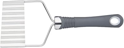 KitchenCraft Professional Crinkle Potato Cutter with Soft-Grip Handle 21.5 cm