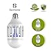 S SAVHOME Bug Zapper Light Bulb, Insect Killer, fly killer, Mosquito Zapper Lamp, Built in Insect Trap, For Indoor Outdoor Garden Patio Backyard, Suitable for 110V E27 Light Bulb outlet