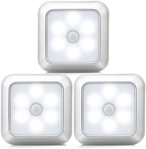 URPOWER Motion Sensor Light, Motion Sensor Closet Lights Battery Operated Stick-on Anywhere Wireless Night Lights Magnetic Motion Sensor Security Closet Light for Stairway Closet