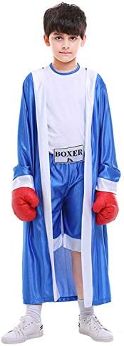 COSMOVIE Little Boys' Boxer Costume Boxing Suit For Kids