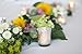 Just Artifacts 2.75-Inch Speckled Mercury Glass Votive Candle Holders (100pcs, Silver)