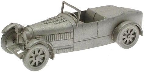 Danbury Mint authentic scale replica pewter car Bugatti Type 43 1928
