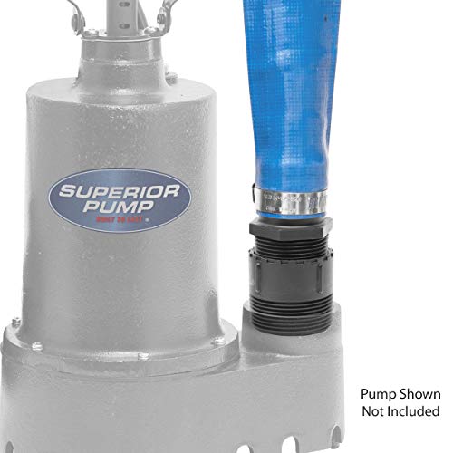 Superior Pump 92341 1/3 HP Cast Iron Submersible Sump Pump With