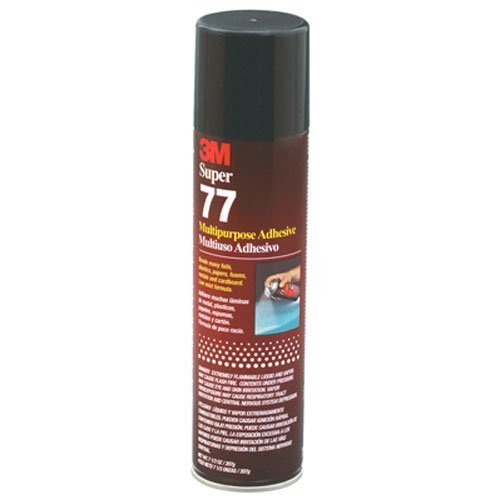 3M Super 77-10 Multi-Purpose Adhesive, 7.33 fl oz, Aerosol