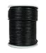 Premium Round Leather Cord, 25 Meter Spool, 2mm Black