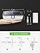 LITOM Solar Lights Outdoor, IP67 Waterproof Wireless Solar Motion Sensor Lights with 270°Wide Angle, Easy-to-Install Security Lights for Front Door, Yard, Garage, Deck-2 Pack