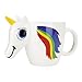 Yiushing Unicorn Ceramic Color Changing Mug Original 3D Heat Sensitive Magic Coffee Cup
