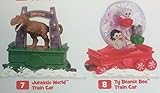 Mcdonalds 2017 HOLIDAY EXPRESS - #7 JURASSIC TRAIN CAR & #8 BEANIE BOO TRAIN CAR
