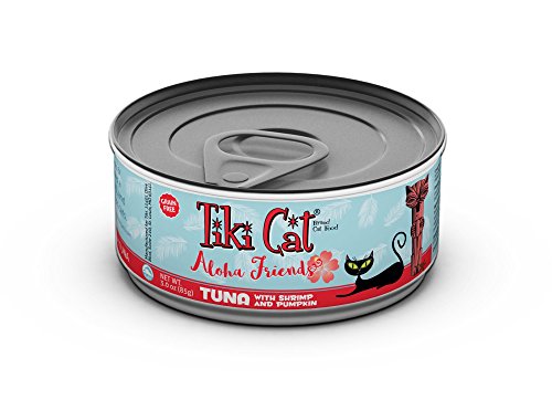 Tiki Cat Aloha Friends - 3 oz. can 12 TR - Tuna Shrimp Pumpkin, 1 Pack, One Size