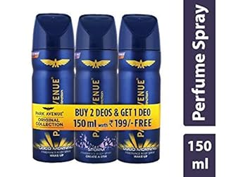 Park Avenue Body Deo, Good Morning, 100/150ml (Pack of 2) with Free Body Deo, Storm, 100