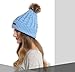 Brook + Bay Faux Fur Pom Pom Beanie - Stay Warm & Stylish - Thick, Soft & Chunky Cable Knit Beanie Hats for Women & Men - Serious Beanies for Serious Style