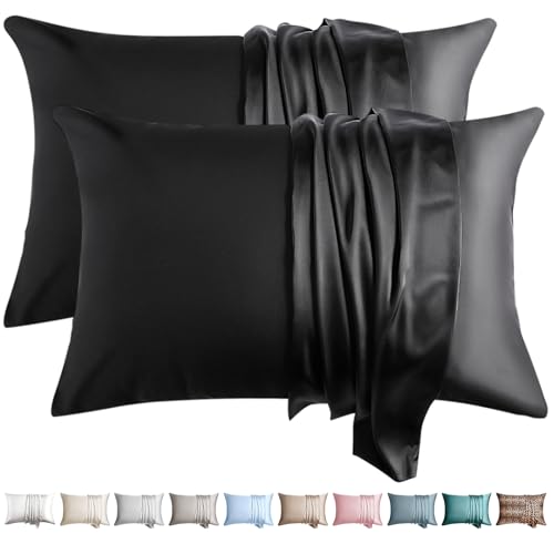 WLOSJ 100% Silk Pillow Cases Standard Size