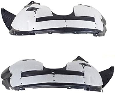 Amazon 11 15 Explorerフロントスプラッシュシールドインナーフェンダーライナーパネル左右セットペア マッドガード 車 バイク