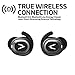 Base Jump True Wireless Earbuds Headphones: 32+ Hours, Bluetooth 5, Sport Small Fit, Charging Case. Deep Bass Sound Headset, Noise Canceling Earphones for Android Samsung & iPhone (Black)