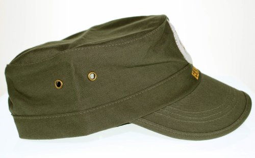 Army Style Cap Hat, Turtle Hawaii, Army Green