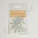 Silver Flower Bicycle Reflector Reflective Sticker