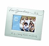 Prinz 6 by 4-Inch Four Generations Silver Metal Frame