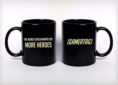 Custom Gamertag Overwatch Inspired - This World Could Always Use More Heroes, Overwatch Gift, Nerd Gift, Nerd Birthday, Gamer Gift, POTG