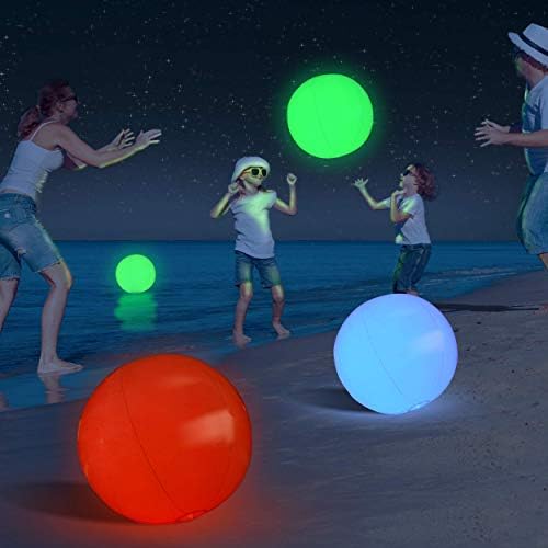 glow in the dark beach balls