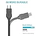 Soundpie Micro USB Cable 3.3ft (1m) 3 Pack - USB 2.0 A to Micro B High Speed - 22AWG Power Rated to 3 amp - Fast Data Sync Charge Cord - Charge Cable for Android Samsung, Cell Phone & Tablet(Black)