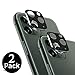 Ferilinso [2 Pack] Camera Protector for iPhone 11 Pro/iPhone 11 Pro Max Camera Protector, Bubble Free Tempered Glass Protection Film (Black)