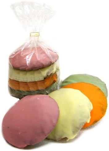summer gingerbread cookies - strawberry, orange, lemon and white chocolate