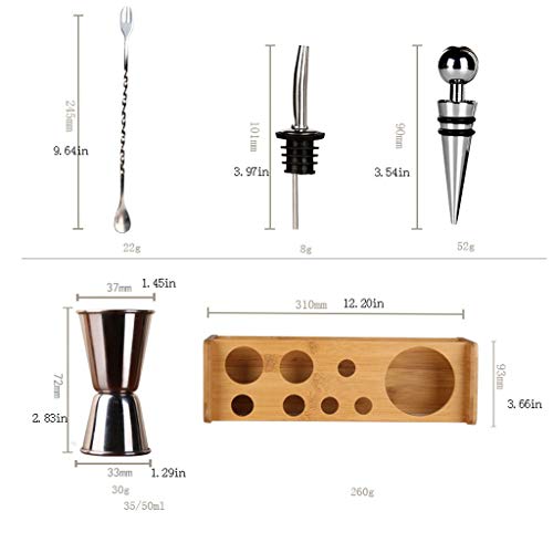 Sektkühler Eisbehälter Weinkühler Barkeeper Cocktail Shaker Set - Edelstahl-Cocktail-Bar Set Mix Getränk Shaker Kit… – Bild 4