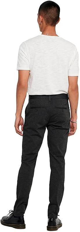 Homme Onsmark Slim Gw 0209 Noos Pantalon Chino, Mélange De Gris Foncé., 36W / 36L EU