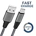 USB Type C Cable, Xcords 2Pack 6FT Nylon braided Premium Fast Charging for S9/S9+, S8/S8+, Galaxy Note 8 S8,Google Pixel, LG V30 V20 G6 5, Nintendo Switch, OnePlus 5 3T 2(Black)