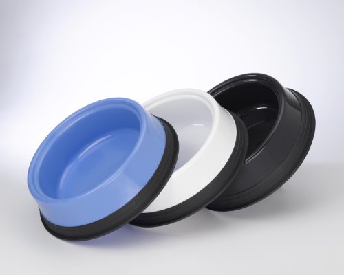JW Pet Company Heavy Weight Skid Stop Pet Bowl, Large, Colors Vary