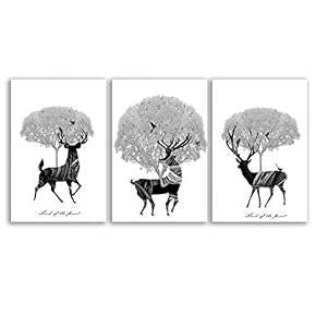for Living Room Bedroom Home Artwork Paintings Graceful...