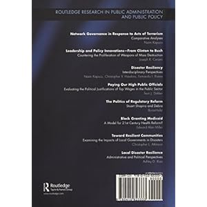 Local Disaster Resilience: Administrative and Political Perspectives (Routledge Research in Public Administration and Public Policy)
