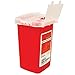 Kendall 8900SA Sharps Container Biohazard Needle Disposal 1 Quart Size, 1 quarts (Pack of 3)